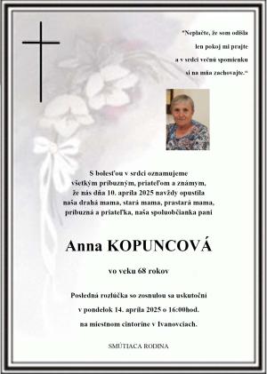 Smútočné oznámenie  1